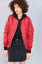 Urban Outfitters Alpha Industries Ma-1 Bomber Jacket,red,s