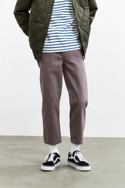 Urban Outfitters Bdg Mauve Straight Cropped Jean