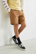 Urban Outfitters Uo Prep Chino Short,brown,36