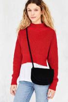 Urban Outfitters Natalie Double Pouch Crossbody Bag,black,one Size