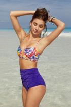 Urban Outfitters Out From Under Printed Bandeau Bikini Top