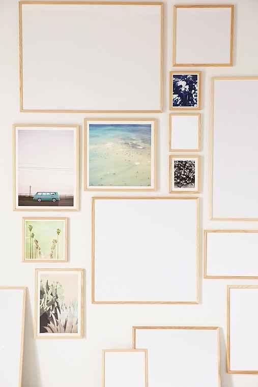 Urban Outfitters Natural Wood Art Print Frame,cream,13x19