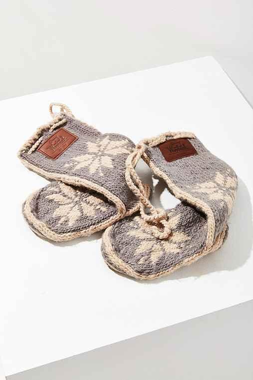 Urban Outfitters Woolrich Chalet Slipper,grey,s