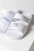 Urban Outfitters Nike Benassi Duo Ultra Slide Sandal,white,7