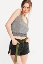 Bdg Girlfriend High-rise Denim Short - Split Hem