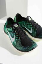 Urban Outfitters Nike Free 4.0 Flyknit Sneaker,green Multi,8