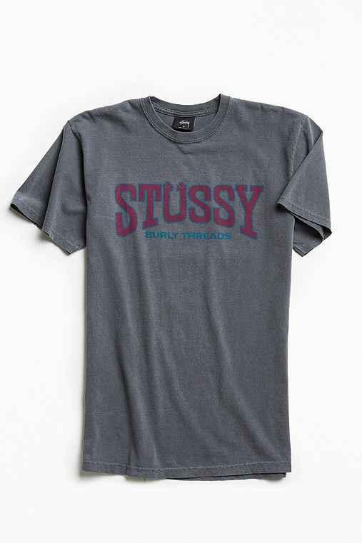 Urban Outfitters Stussy Burly Threads Tee,black,xl