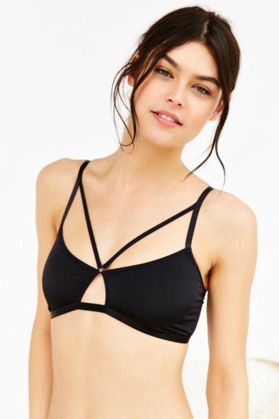 Urban Outfitters Silence + Noise Front O-ring Strappy Bralette