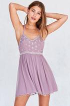 Kimchi Blue Snow Queen Embellished Mini Dress