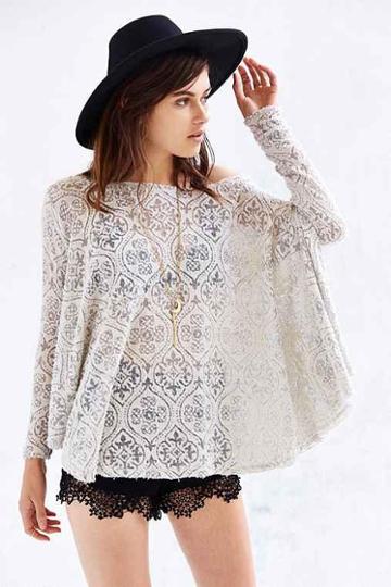 Anama Burnout Off-the-shoulder Sweater