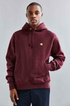 Urban Outfitters Champion Reverse Weave Hoodie Sweatshirt,maroon,m