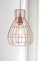 Urban Outfitters Caged Pendant Light,rose,one Size