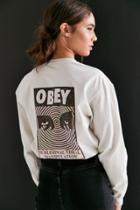 Urban Outfitters Obey Subliminal Visual Long-sleeve Tee
