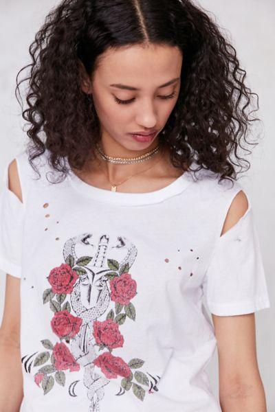 Truly Madly Deeply Snake And Sword Destroyed Tee