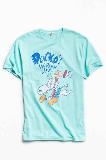 Urban Outfitters Rocko's Modern Life Tee,sky,xl