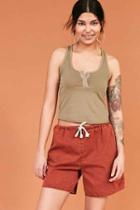 Urban Outfitters Bdg Devin Washed Twill Bermuda Short,brown,xs