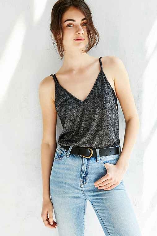 Urban Outfitters Bdg Everyday Leather Belt,black,l