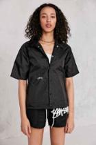 Urban Outfitters Stussy Nordhood Short Sleeve Coach Jacket,black,xs