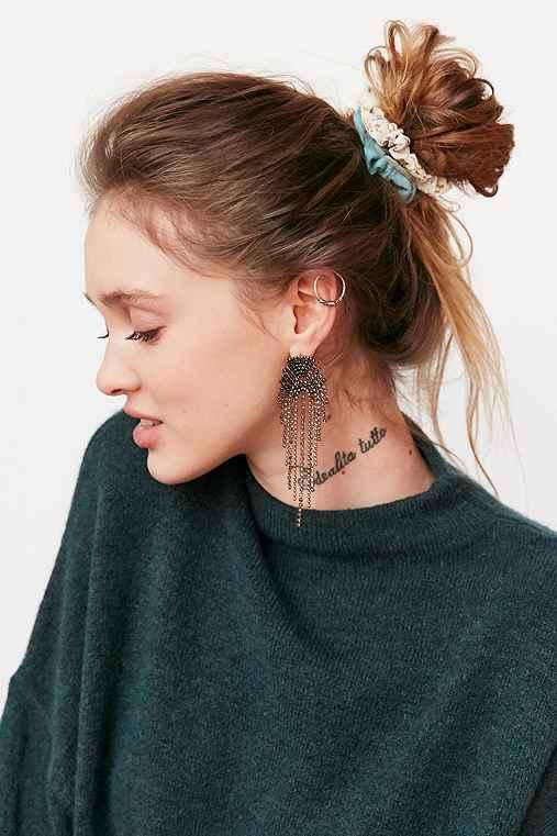 Urban Outfitters Mini Scrunchie Set,cream Multi,one Size