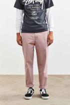 Urban Outfitters Uo Easton Straight Chino Pant,blush,32/32