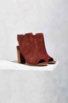 Urban Outfitters Suede Chelsea Heel,chocolate,7