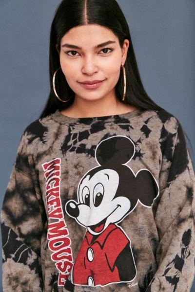 Junk Food Mickey Mouse Tie-dye Crew Neck Sweatshirt
