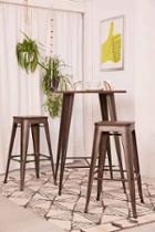 Urban Outfitters Oregon High Top Dining Set,chocolate,one Size