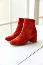 Urban Outfitters Thelma Suede Ankle Boot,rust,8