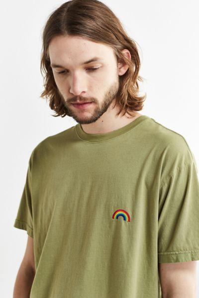 Urban Outfitters Embroidered Rainbow Tee