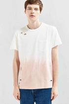 Urban Outfitters Feathers Dip-dye Destroyed Tee,pink,s
