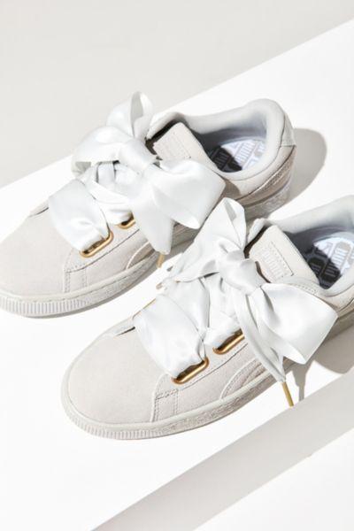 Puma Suede Heart Satin Sneaker