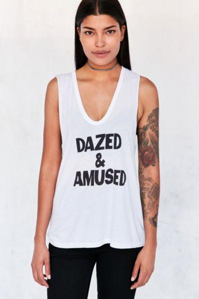 Truly Madly Deeply Dazed & Amused Muscle Tee