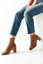 Urban Outfitters Jeffrey Campbell Cienega-lo Suede Boot,tan,7.5