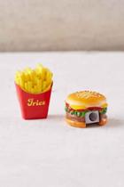 Urban Outfitters Fast Food Pencil Sharpener + Eraser Set,multi,one Size