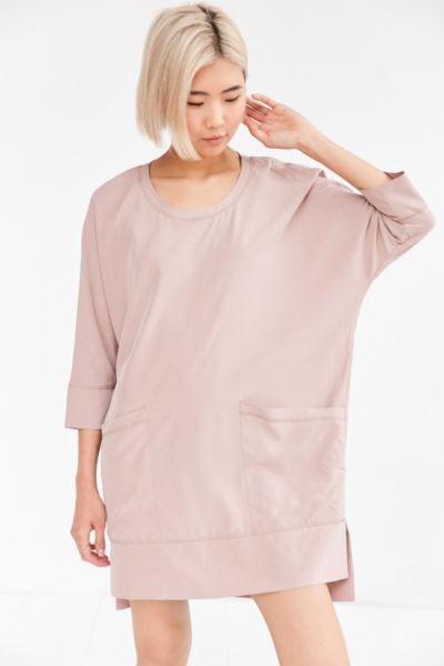 Urban Outfitters Silence + Noise Kaden Woven Cocoon Mini Dress