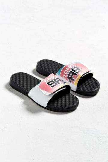 Urban Outfitters Islide San Antonio Spurs Retro Slide Sandal