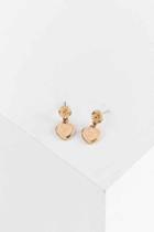 Urban Outfitters Flower Icon Dangle Drop Earring,gold,one Size