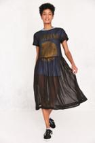 Urban Outfitters Kimchi Blue Sparrow Sheer Drop-waist Midi Dress