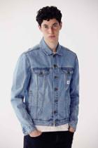 Urban Outfitters Calvin Klein Re-issue Denim Trucker Jacket,light Blue,s