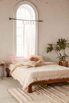 Urban Outfitters Eloisa Carved Wood Platform Bed,chocolate,queen