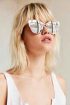Urban Outfitters Quay Super Girl Cat-eye Sunglasses,pink,one Size