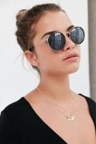 Urban Outfitters Charlie Metal Round Sunglasses