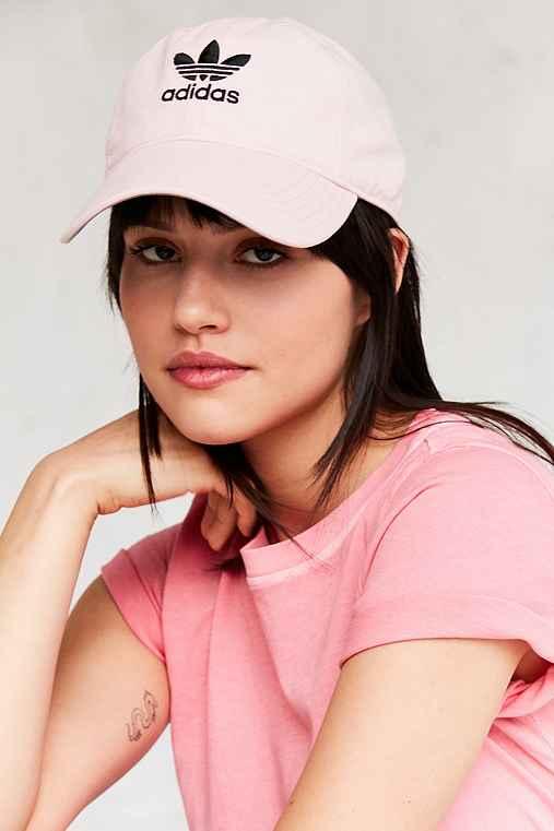 Urban Outfitters Adidas Originals Relaxed Strapback Baseball Hat,pink,one Size
