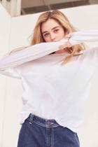 Urban Outfitters Bdg Cole Double Layer Tee,white,l