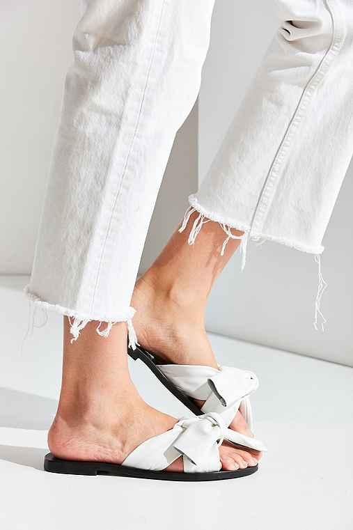 Urban Outfitters Sol Sana Nina Wrap Slide,white,us 10/eu 40