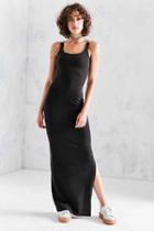 Urban Outfitters Puma Fenty By Rihanna Column Maxi Dress,black,l