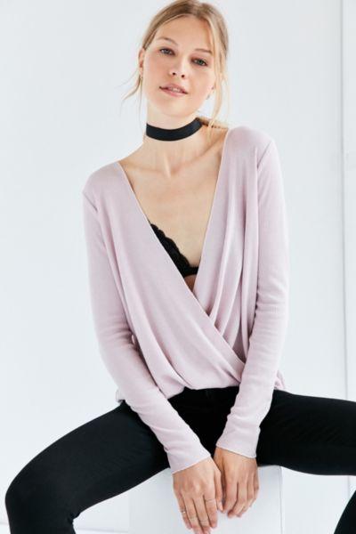Project Social T Drew Surplice Thermal Tee