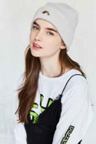 Urban Outfitters Icon Beanie,ivory,one Size