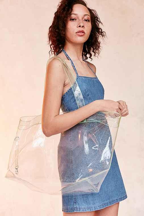 Urban Outfitters Shania Glitter Tote Bag,clear,one Size