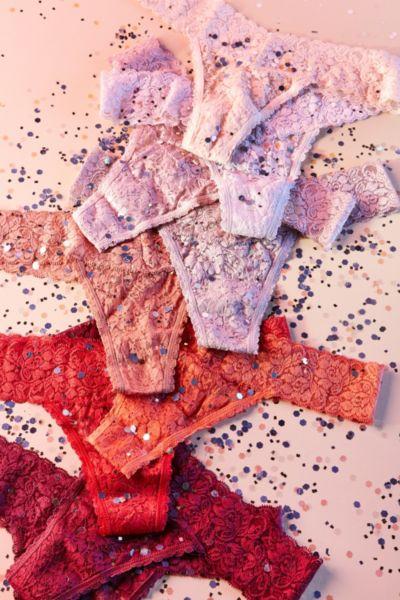 Urban Outfitters Out From Under Makeup Palette Thong Set